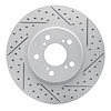 830-58021R Geoperformance Drilled/Slotted Brake Rotor, 2005-2012 Acura/Honda, Position: Front Right - image 1