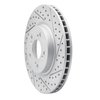 830-58021R Geoperformance Drilled/Slotted Brake Rotor, 2005-2012 Acura/Honda, Position: Front Right - image 2
