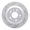 830-58022L Geoperformance Drilled/Slotted Brake Rotor, 2005-2012 Acura/Honda, Position: Rear Left - image 1