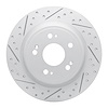 830-58024L Geoperformance Drilled/Slotted Brake Rotor, 2014-2020 Acura/Honda, Position: Rear Left - image 1