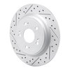830-58024L Geoperformance Drilled/Slotted Brake Rotor, 2014-2020 Acura/Honda, Position: Rear Left - image 2