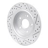 830-58024L Geoperformance Drilled/Slotted Brake Rotor, 2014-2020 Acura/Honda, Position: Rear Left - image 4