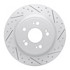 830-58024R Geoperformance Drilled/Slotted Brake Rotor, 2014-2020 Acura/Honda, Position: Rear Right - image 1