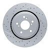 830-58026L Geoperformance Drilled/Slotted Brake Rotor, 2014-2020 Acura/Honda, Position: Front Left - image 1