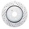 830-58026R Geoperformance Drilled/Slotted Brake Rotor, 2014-2020 Acura/Honda, Position: Front Right - image 1