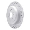 830-58028R Geoperformance Drilled/Slotted Brake Rotor, 2014-2016 Acura/Honda, Position: Rear Right - image 2