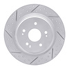 830-58029L Geoperformance Drilled/Slotted Brake Rotor, Fits Select Acura/Honda, Position: Rear Left - image 1
