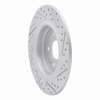 830-58030L Geoperformance Drilled/Slotted Brake Rotor, 2017-2020 Acura/Honda, Position: Rear Left - image 4