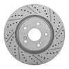 830-58032R Geoperformance Drilled/Slotted Brake Rotor, Fits Select Acura/Honda, Position: Front Right - image 1