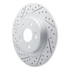 830-58038L Geoperformance Drilled/Slotted Brake Rotor, Fits Select Acura/Honda, Position: Rear Left - image 2