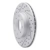 830-59012L Geoperformance Drilled/Slotted Brake Rotor, 1986-1991 Acura/Honda, Position: Front Left - image 2