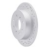 830-59014R Geoperformance Drilled/Slotted Brake Rotor, 1988-2001 Acura/Honda, Position: Rear Right - image 2