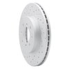 830-59016L Geoperformance Drilled/Slotted Brake Rotor, 1990-2014 Acura/Honda, Position: Front Left - image 2