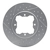 830-59017L Geoperformance Drilled/Slotted Brake Rotor, 1990-1997 Acura/Honda, Position: Front Left - image 1