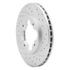 830-59017R Geoperformance Drilled/Slotted Brake Rotor, 1990-1997 Acura/Honda, Position: Front Right - image 2