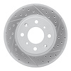 830-59018R Geoperformance Drilled/Slotted Brake Rotor, 1990-2000 Acura/Honda, Position: Front Right - image 1
