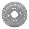 830-59019L Geoperformance Drilled/Slotted Brake Rotor, 1992-1997 Acura/Honda, Position: Rear Left - image 1
