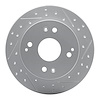 830-59019R Geoperformance Drilled/Slotted Brake Rotor, 1992-1997 Acura/Honda, Position: Rear Right - image 1