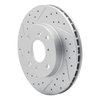 830-59023L Geoperformance Drilled/Slotted Brake Rotor, 1998-2002 Acura/Honda, Position: Front Left - image 2