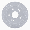 830-59024R Geoperformance Drilled/Slotted Brake Rotor, 1997-2015 Acura/Honda, Position: Rear Right - image 1