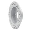 830-59025L Geoperformance Drilled/Slotted Brake Rotor, 1998-2002 Acura/Honda, Position: Rear Left - image 4