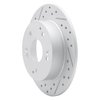 830-59026L Geoperformance Drilled/Slotted Brake Rotor, 1997-2006 Acura/Honda, Position: Rear Left - image 2