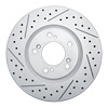 830-59027L Geoperformance Drilled/Slotted Brake Rotor, 2000-2009 Acura/Honda, Position: Front Left - image 1