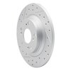 830-59028L Geoperformance Drilled/Slotted Brake Rotor, 2000-2009 Acura/Honda, Position: Rear Left - image 2