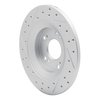 830-59028R Geoperformance Drilled/Slotted Brake Rotor, 2000-2009 Acura/Honda, Position: Rear Right - image 4