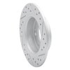 830-59029L Geoperformance Drilled/Slotted Brake Rotor, 2003-2008 Acura/Honda, Position: Rear Left - image 4