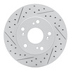 830-59030L Geoperformance Drilled/Slotted Brake Rotor, 2002-2015 Acura/Honda, Position: Front Left - image 1