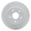 830-59032L Geoperformance Drilled/Slotted Brake Rotor, Fits Select Acura/Honda, Position: Rear Left - image 1