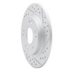 830-59035R Geoperformance Drilled/Slotted Brake Rotor, 2011-2015 Acura/Honda, Position: Rear Right - image 2