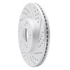 830-59037R Geoperformance Drilled/Slotted Brake Rotor, Fits Select Acura/Honda, Position: Front Right - image 2