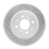 830-59038L Geoperformance Drilled/Slotted Brake Rotor, 2014-2020 Acura/Honda, Position: Front Left - image 1