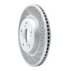 830-59039R Geoperformance Drilled/Slotted Brake Rotor, Fits Select Acura/Honda, Position: Front Right - image 2
