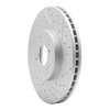 830-59043R Geoperformance Drilled/Slotted Brake Rotor, 1999-2014 Acura/Honda, Position: Front Right - image 2