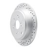 830-59044L Geoperformance Drilled/Slotted Brake Rotor, 2001-2008 Acura/Honda, Position: Rear Left - image 2