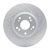 830-59045R Geoperformance Drilled/Slotted Brake Rotor, 2002-2015 Acura/Honda, Position: Front Right - image 1