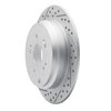 830-59048L Geoperformance Drilled/Slotted Brake Rotor, 2005-2018 Acura/Honda, Position: Rear Left - image 2