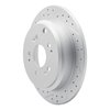 830-59050L Geoperformance Drilled/Slotted Brake Rotor, 2005-2010 Acura/Honda, Position: Rear Left - image 2