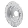 830-59050R Geoperformance Drilled/Slotted Brake Rotor, 2005-2010 Acura/Honda, Position: Rear Right - image 4