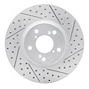 830-59051R Geoperformance Drilled/Slotted Brake Rotor, 2006-2014 Acura/Honda, Position: Front Right - image 1