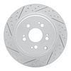 830-59052L Geoperformance Drilled/Slotted Brake Rotor, 2006-2014 Acura/Honda, Position: Rear Left - image 1
