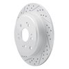 830-59052L Geoperformance Drilled/Slotted Brake Rotor, 2006-2014 Acura/Honda, Position: Rear Left - image 2