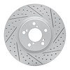 830-59053R Geoperformance Drilled/Slotted Brake Rotor, 2007-2020 Acura/Honda, Position: Front Right - image 1