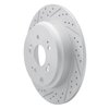830-59054L Geoperformance Drilled/Slotted Brake Rotor, 2007-2017 Acura/Honda, Position: Rear Left - image 2