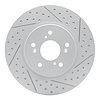 830-59055R Geoperformance Drilled/Slotted Brake Rotor, 2007-2016 Acura/Honda, Position: Front Right - image 1