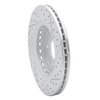 830-59058L Geoperformance Drilled/Slotted Brake Rotor, Fits Select Acura/Honda, Position: Front Left - image 4