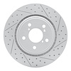 830-59058R Geoperformance Drilled/Slotted Brake Rotor, Fits Select Acura/Honda, Position: Front Right - image 1